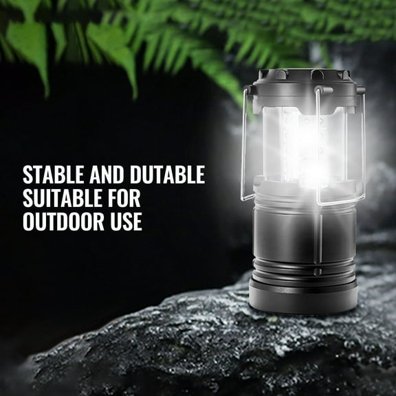 Emergency LED Lanterns 4-Pack, Collapsible Camping Lights with 10+ Hours Runtime, Battery Powered for Survival Kits