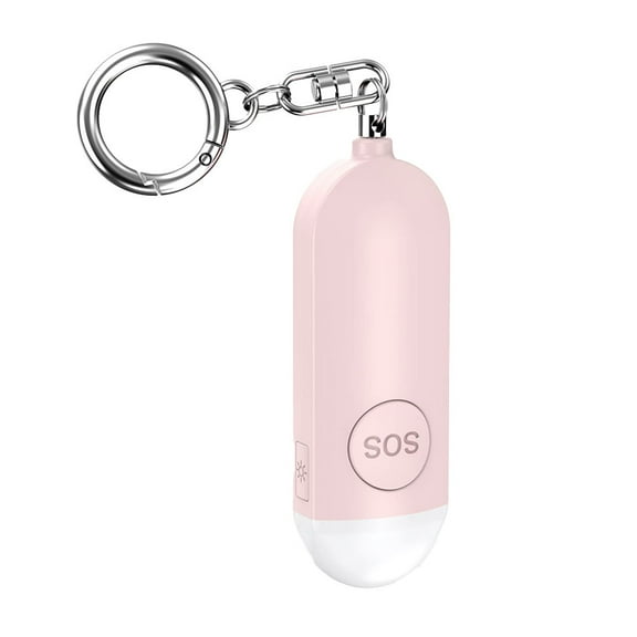 Emergency Led Flashlight Pink, 130Db Alarm Self Defense Device, Water-Resistant For Women Children Seniors Girls Students Night Workers Ideal For Everyday Carry