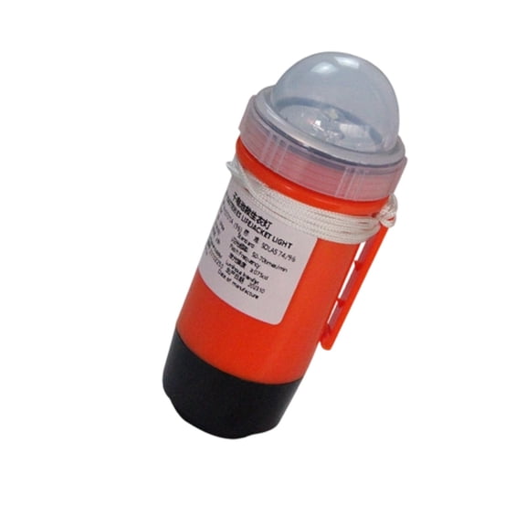 Emergency Life Jacket Light For Water With LED For Night Visibility Marine Boat Kayak Gear