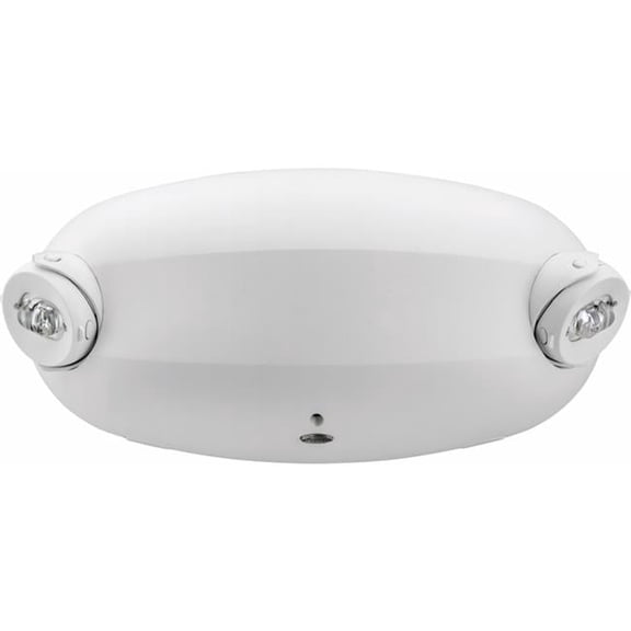 Emergency Light Switch - White - Hardwired - Adjustable LED Heads