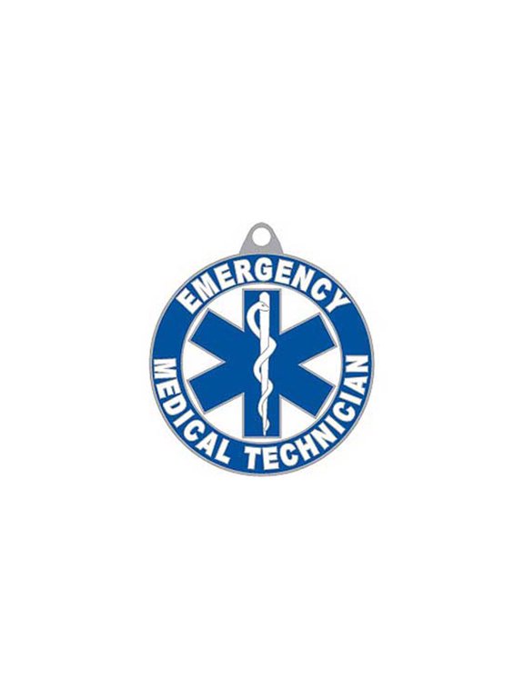 Emergency Medical Technician (EMT) First Responder Round Keychain