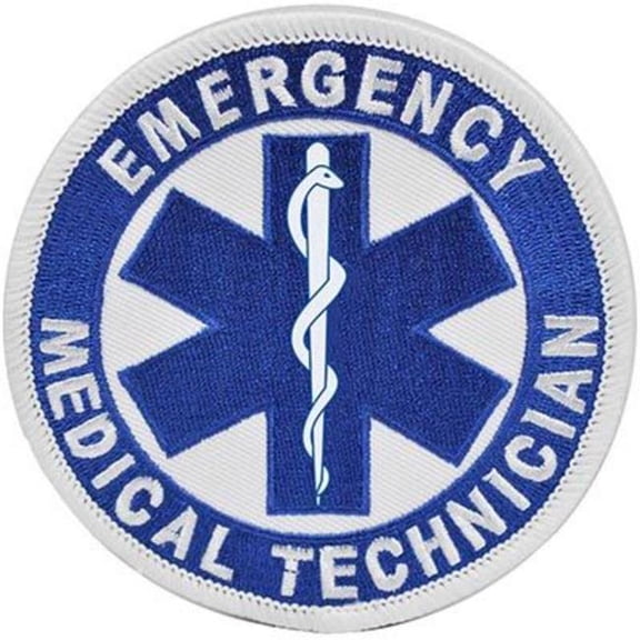 Eagle Emblems PM4033 Patch - EMT Logo - 3.75 in.