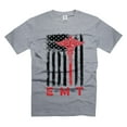 thumbnail image 1 of Emergency Medical Technician Tshirt EMT Patriotic Shirt EMT Usa Flag T Shirt Paramedic Shirts (3X-Large Grey), 1 of 6