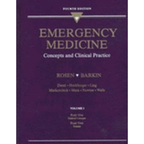 Pre-Owned Emergency Medicine: Concepts and Clinical Practice (3 Volume Set) (Hardcover) 0815137745 9780815137740