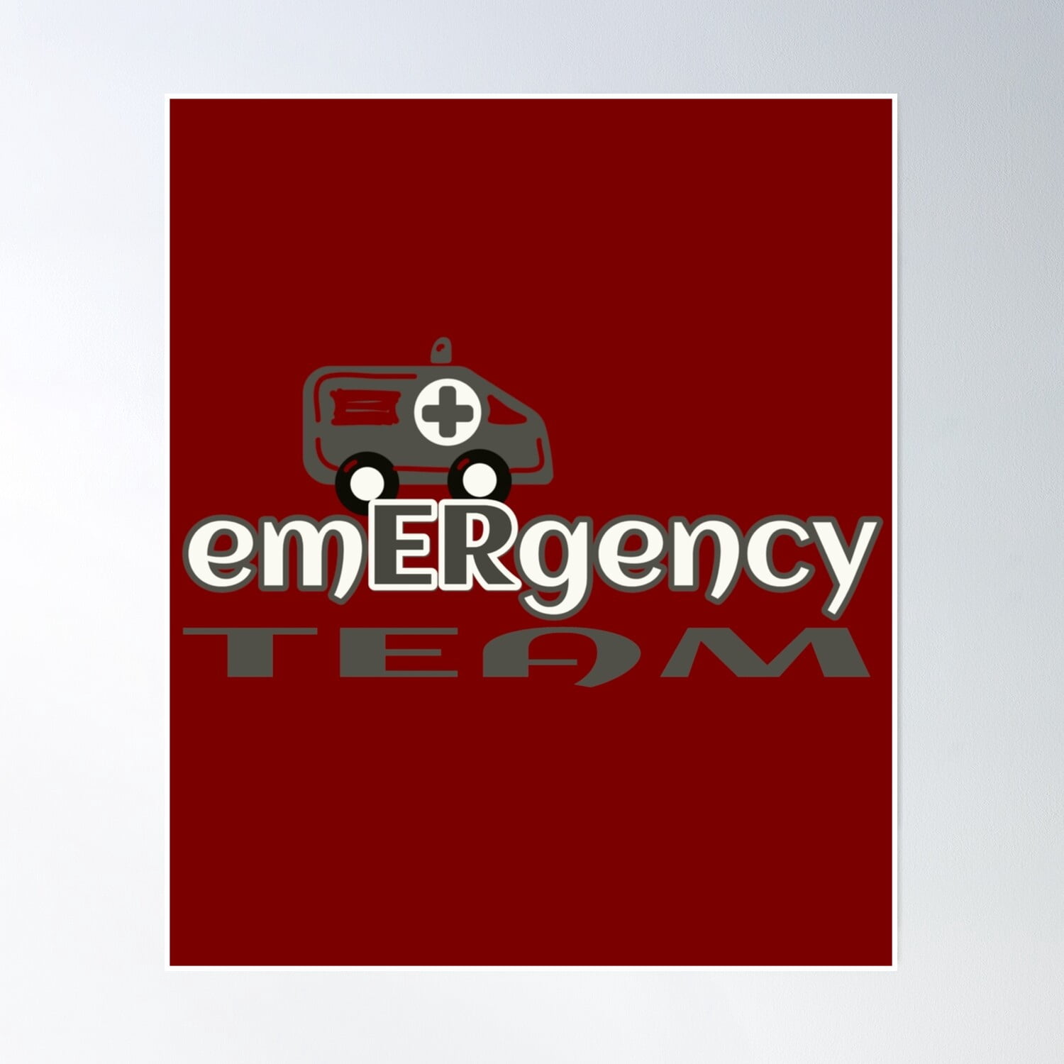 Emergency Medicine, Frontliner Hero. Nurse.Er Nurse On Duty Poster Wall ...