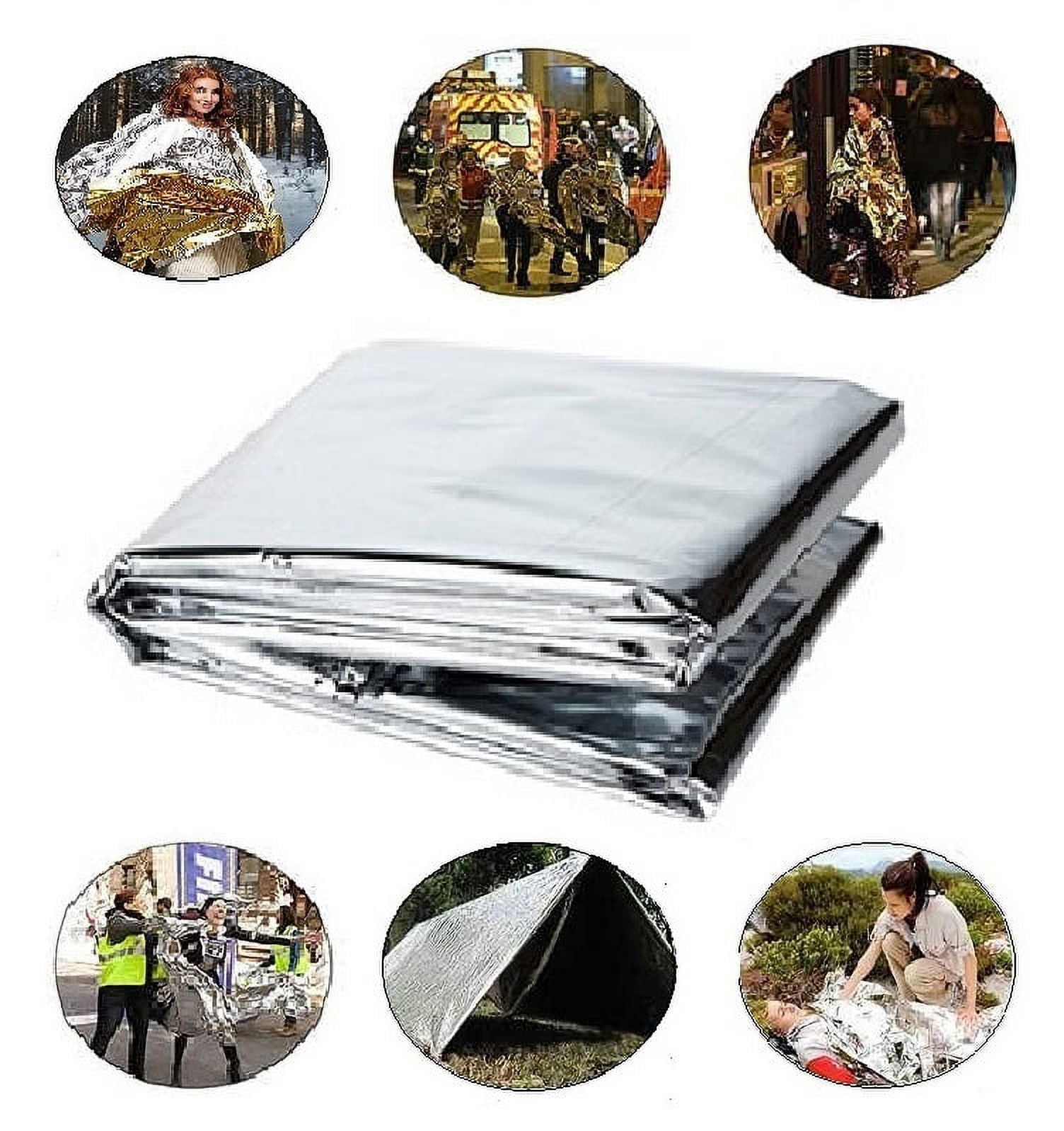 Emergency Mylar Thermal Blanket for Survival First Aid Kits Army