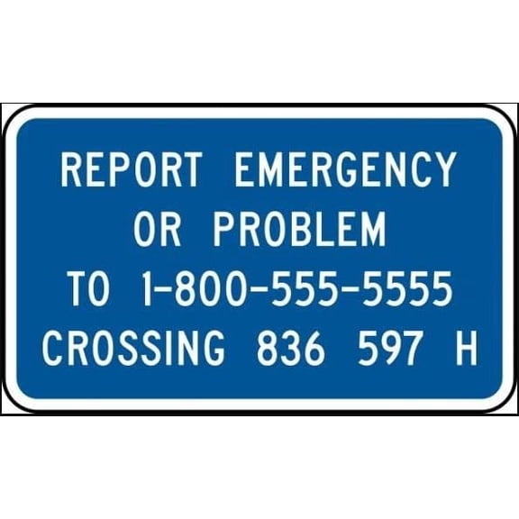 Emergency Notification Sign Traffic Warning Signs Metal - Caution Safety Warning Security Signs Indoor & Outdoor (Aluminum) Size: 12 x 16 inch