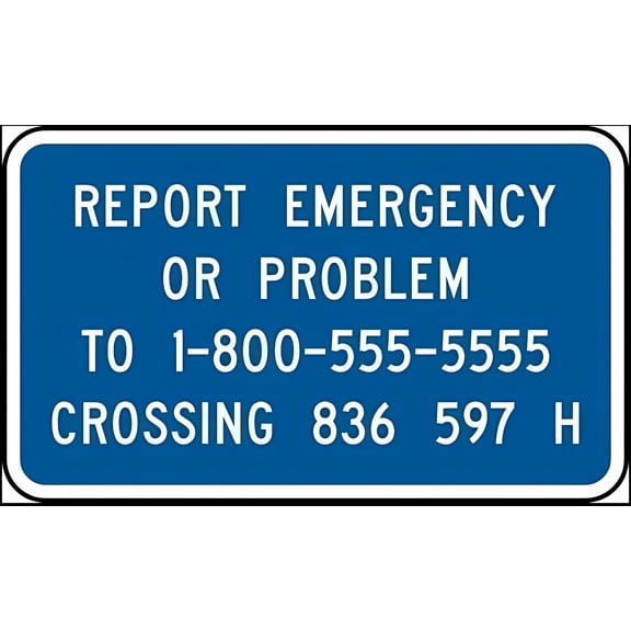 Emergency Notification Traffic Warning Sign - 8"x12" Metal Tin Caution Safety Security Sign for Indoor Outdoor Home Office Work