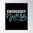 thumbnail image 1 of Emergency Nurse - Emergency Room Nursing Department Poster Wall Art, Modern Wall Decor, 16x24 UNFRAMED, 1 of 3