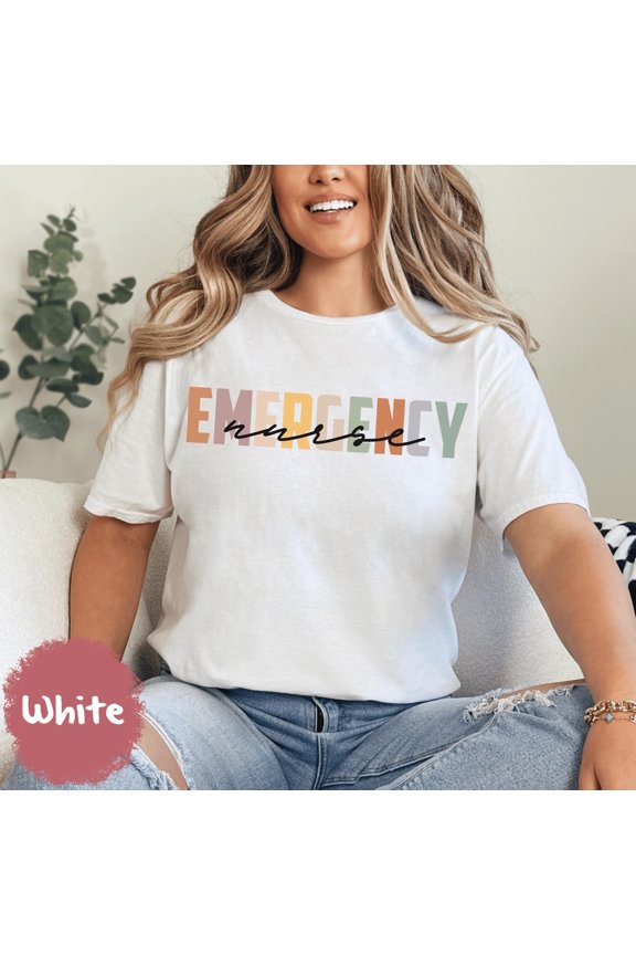 Emergency Nurse For Er Nurse Emergency Nurse For Ed RN T-Shirt, Unisex T-Shirt