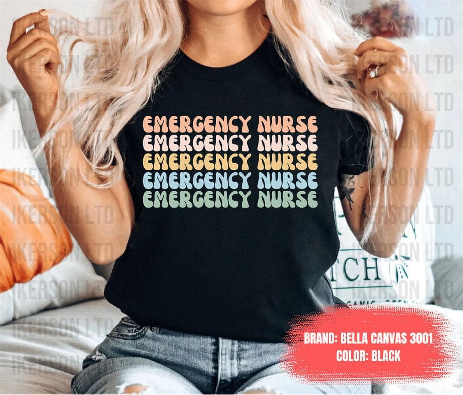 Emergency Nurse Shirt ER Nurse Gift for Nurses Nursing Shirt Nursing
