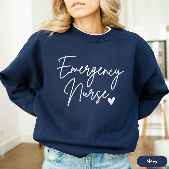 Emergency Nurse Sweatshirt, Er Nurse Sweatshirt, Er Nurse Gift, Er Nurse Shirt, Emergency Department Sweatshirt,Er Nurse Crewneck,Er Sweater Tshirt All Size S-5XL