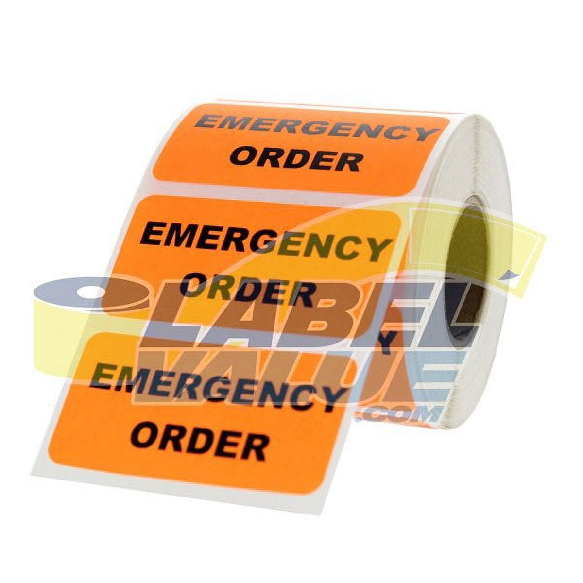 Emergency Order Labels 2