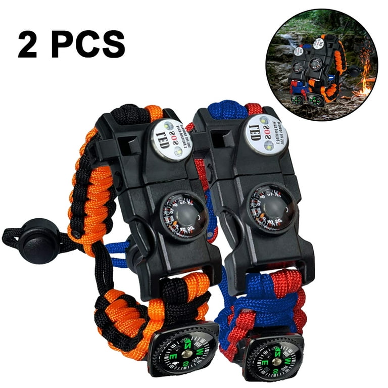 The Ultimate Paracord Survival Bracelet Kit by LAST MAN Survival Gear