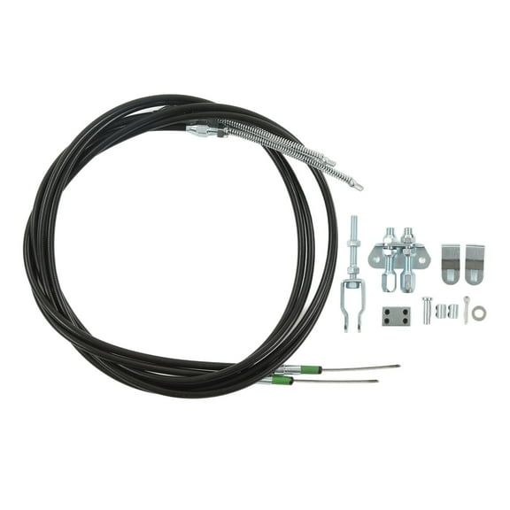 Emergency Parking Brake Cable Kit, Universal Car Emergency Parking Brake Cable Kit ABS Plastic Handbrake Cable Assembly