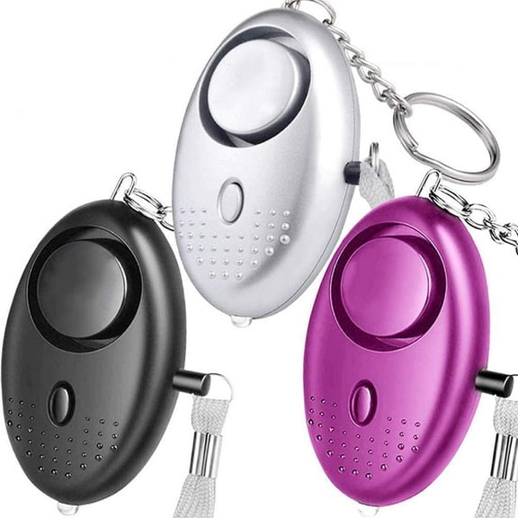 Emergency Personal Alarm,3 Pack 140DB Personal Siren Keychain with LED Lights, Men, Women, Elderly Emergency Security Alarm (3 Pack)