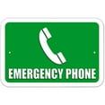 thumbnail image 1 of Emergency Phone Sign, 1 of 1