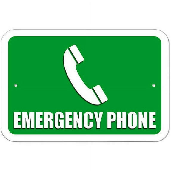 Emergency Phone Sign