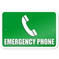 thumbnail image 1 of Emergency Phone Sign, 1 of 1