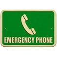 thumbnail image 1 of Emergency Phone Sign, 1 of 1