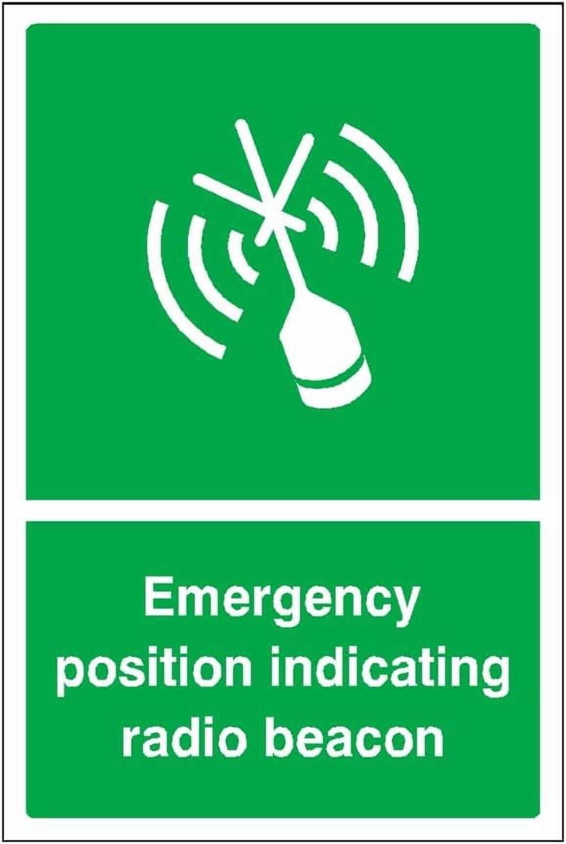 Emergency Position Indicating Radio Beacon Sign Metal Sign 8 x 12 Inch ...
