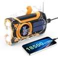 thumbnail image 1 of UMUTOO Survival Emergency Radio Solar Crank NOAA LED Flashlight Phone Charger, 1 of 11