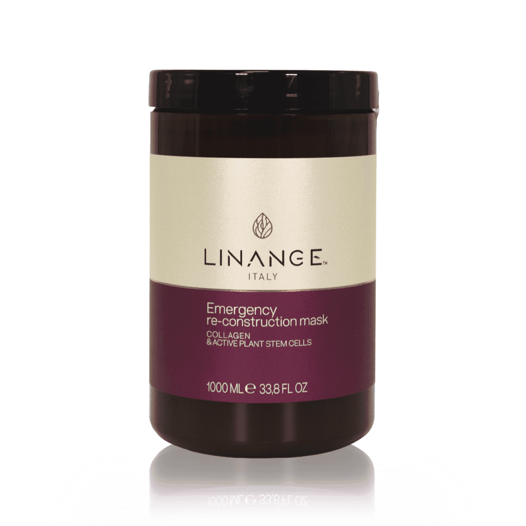 Emergency Re-Construction Mask with Collagen & Active Plant Stem Cells, 33.8oz by Linange