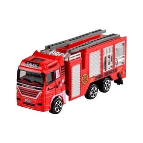 Emergency Realistic Fire Engine Toys Simulation Alloy Model Toy
