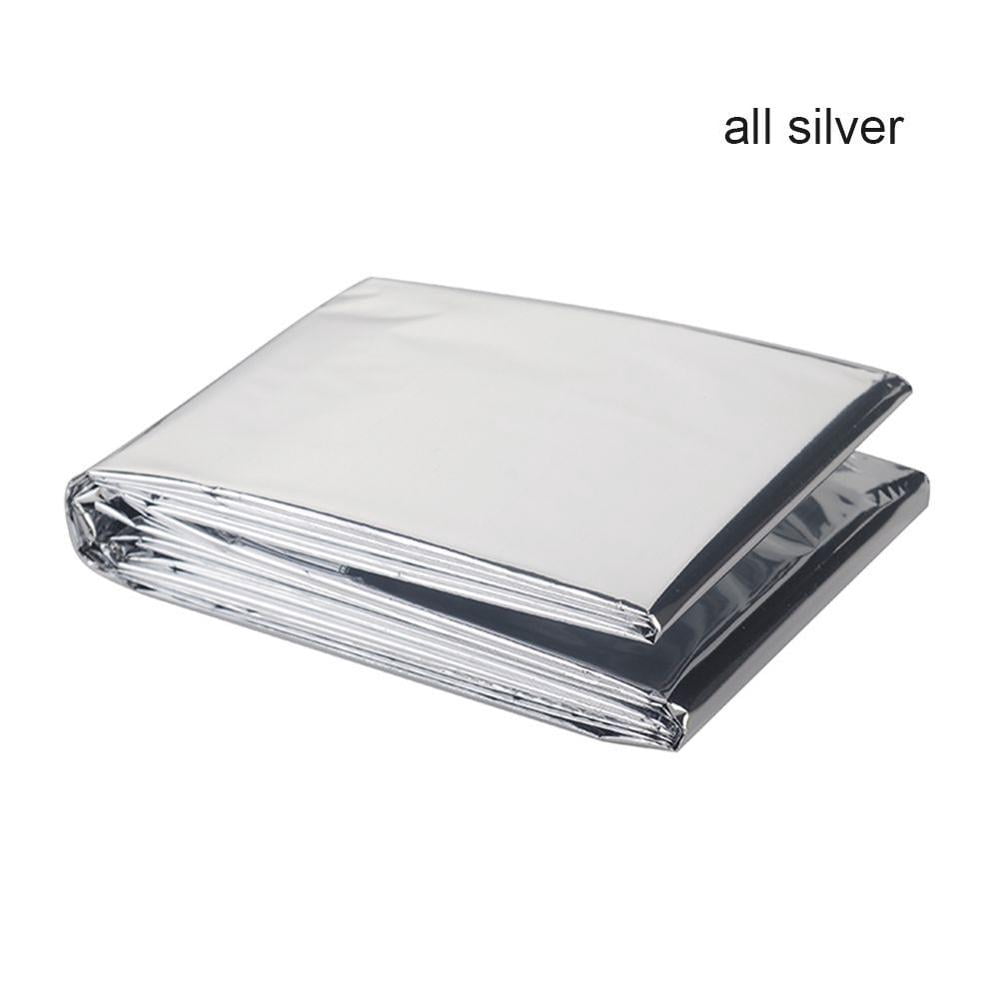 Emergency Rescue Blanket Camping Survival First Aid Military Rescue Kit Hiking Outdoor Thermal Blanket Windproof Waterproof Foil
