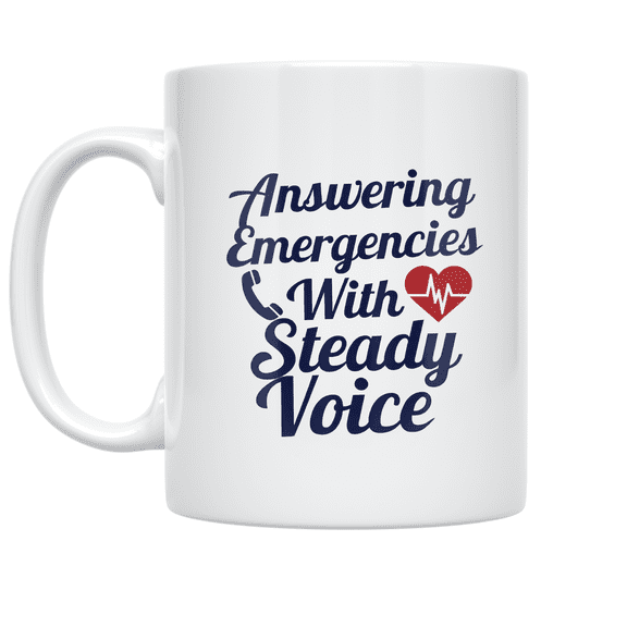 Emergency Response Design - 911 Dispatcher - 11 oz Ceramic Coffee Mug