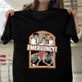 thumbnail image 1 of Emergency Retro Cast Classic 70s TV Show Paramedic Firefighter Graphic Unisex T-Shirt U247, Sizes up to 5XL, 1 of 2