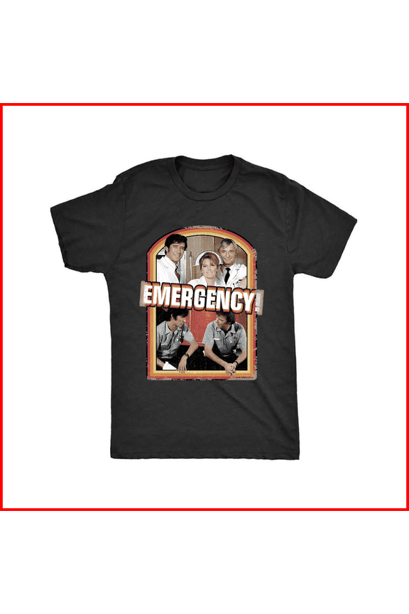 Emergency Retro Cast Classic TV Show Squad Graphic Nostalgic Tee Unisex T-Shirt V60240, S - 5XL