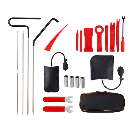 Emergency Roadside Kits Car Audio Repair and Disassembly Auxiliary Emergency Tool Kit Window Glass Positioning Wedge Pump Combination