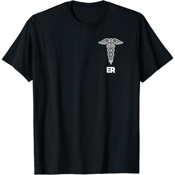 Emergency Room Nurse Caduceus Symbol T-Shirt