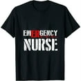 Emergency Room Nurse (ER) Gift Womens TShirt Black 3XL