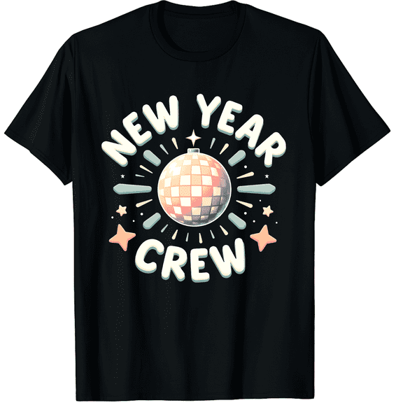 Emergency Room Nurse Retro ER Nurses Happy New Years Graphic Tee T-Shirt for Men Women