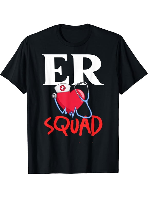 Emergency Room Technician Er Nurse Hospital Department T-Shirt Size S-5XL