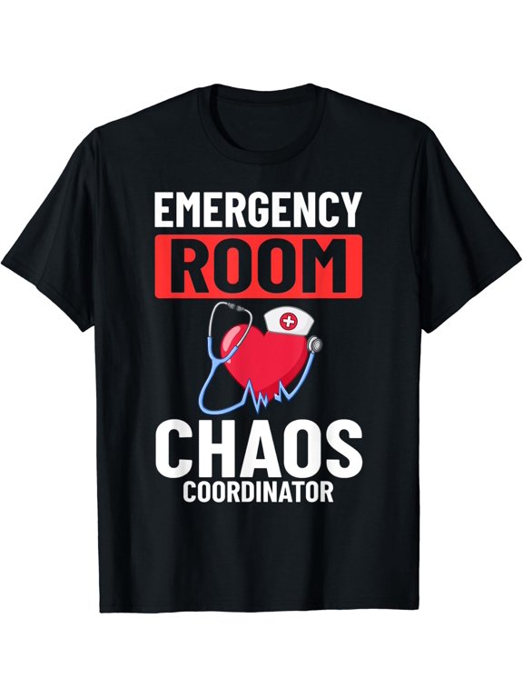 Emergency Room Technician Er Nurse Hospital Department T-Shirt Size S-5XL