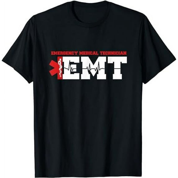 Emergency Service Heartbeat Paramedic Medical Gift T-Shirt