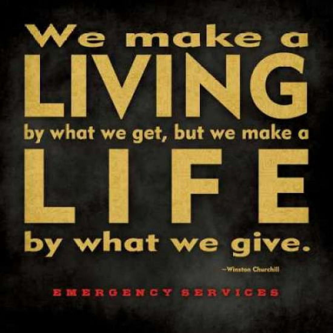 Emergency Services - Make a Living Canvas Art - Stephanie Marrott (24 x 24)