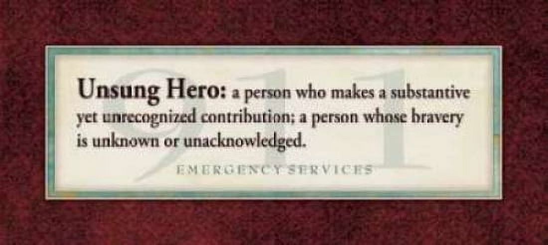 Emergency Services - Unsung Hero Canvas Art - Stephanie Marrott (24 x 48)