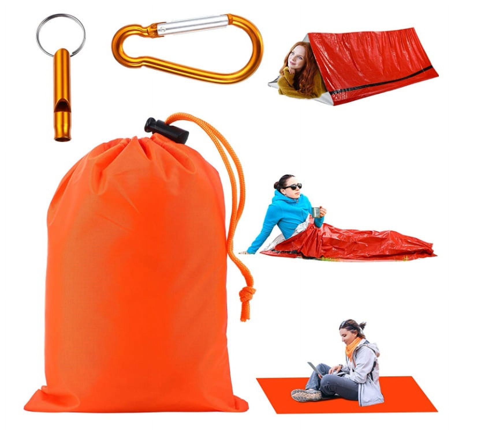 Emergency Sleeping Bag 1 Pack Lightweight Survival Sleeping Bags with