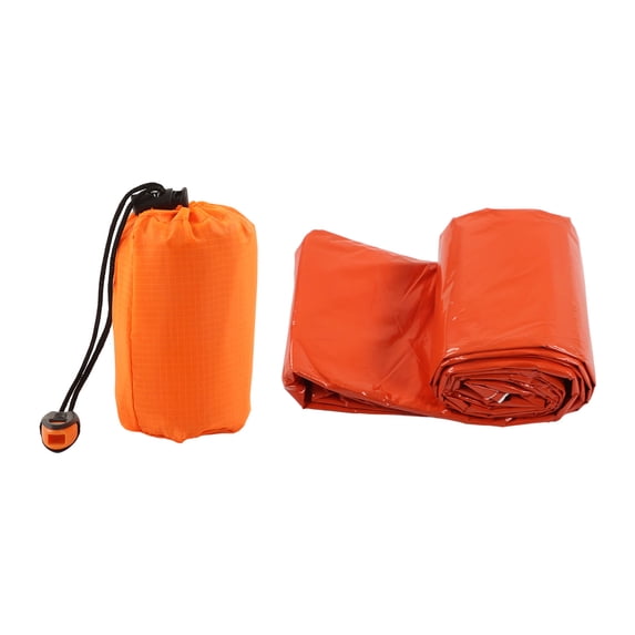 Emergency Sleeping Bag, Comfortable Safe Thermal Insulation Sleeping Bag Lightweight Durable 0.03mm Thick Tear Resistant For Camping