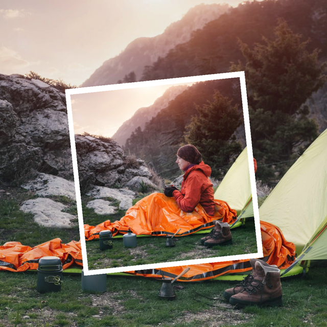 Ultralight Thermal Bivvy Emergency Sleeping Bag, Mylar Survival Gear