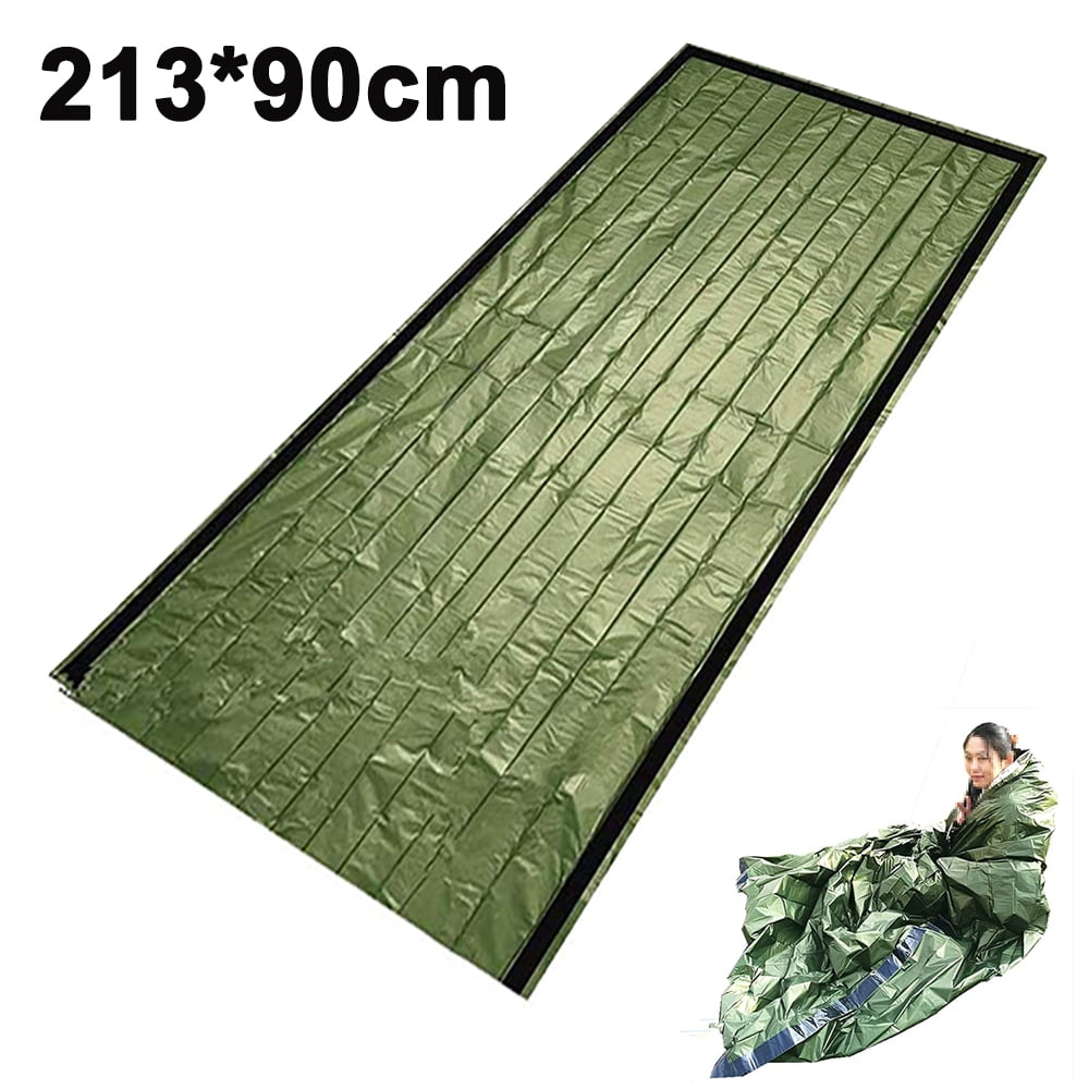 Emergency Sleeping Bag Thermal Use as Emergency Bivy Sack, Survival