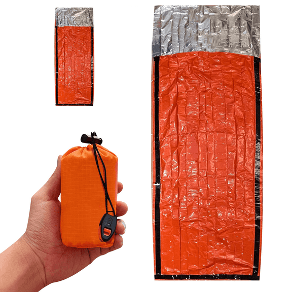 Emergency Sleeping Bags 1 Pack | Portable Emergency Blanket Survival Gear