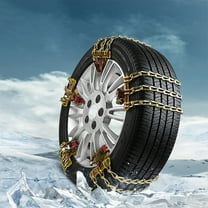 Emergency Snow Chains, Tire Traction Chains, Winter Universal Tire Snow Chains, Anti-skid Tire Chains with Thickened Manganese Steel for Car Truck SUV