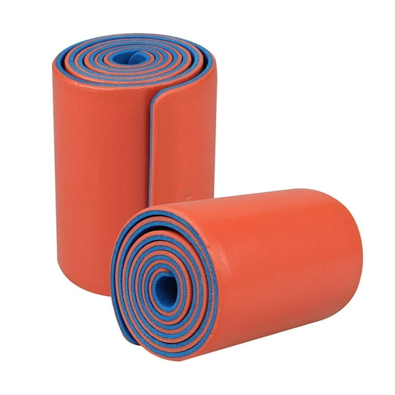 Emergency Splint - 36" Universal Aluminum Rolled Splint Flexible Resuable Medical Moldable Splint Compact Portable First Aid Suppliers for Camping Hiking (Orange&Blue, Width 4.3")