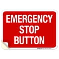 thumbnail image 1 of Emergency Stop Button Sign,, 1 of 8