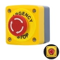 Emergency Stop Button Switch - Instantly Closes Red Button Switch ...